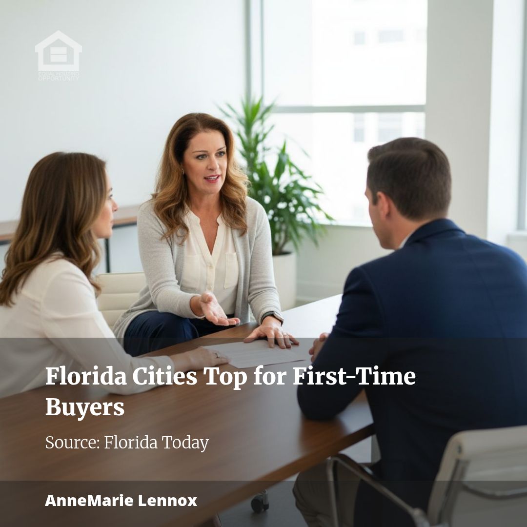 Several Florida cities make top 10 best for first-time home buyers
