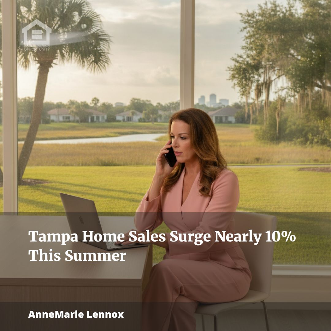 Tampa Home Sales Surge Nearly 10% This Summer