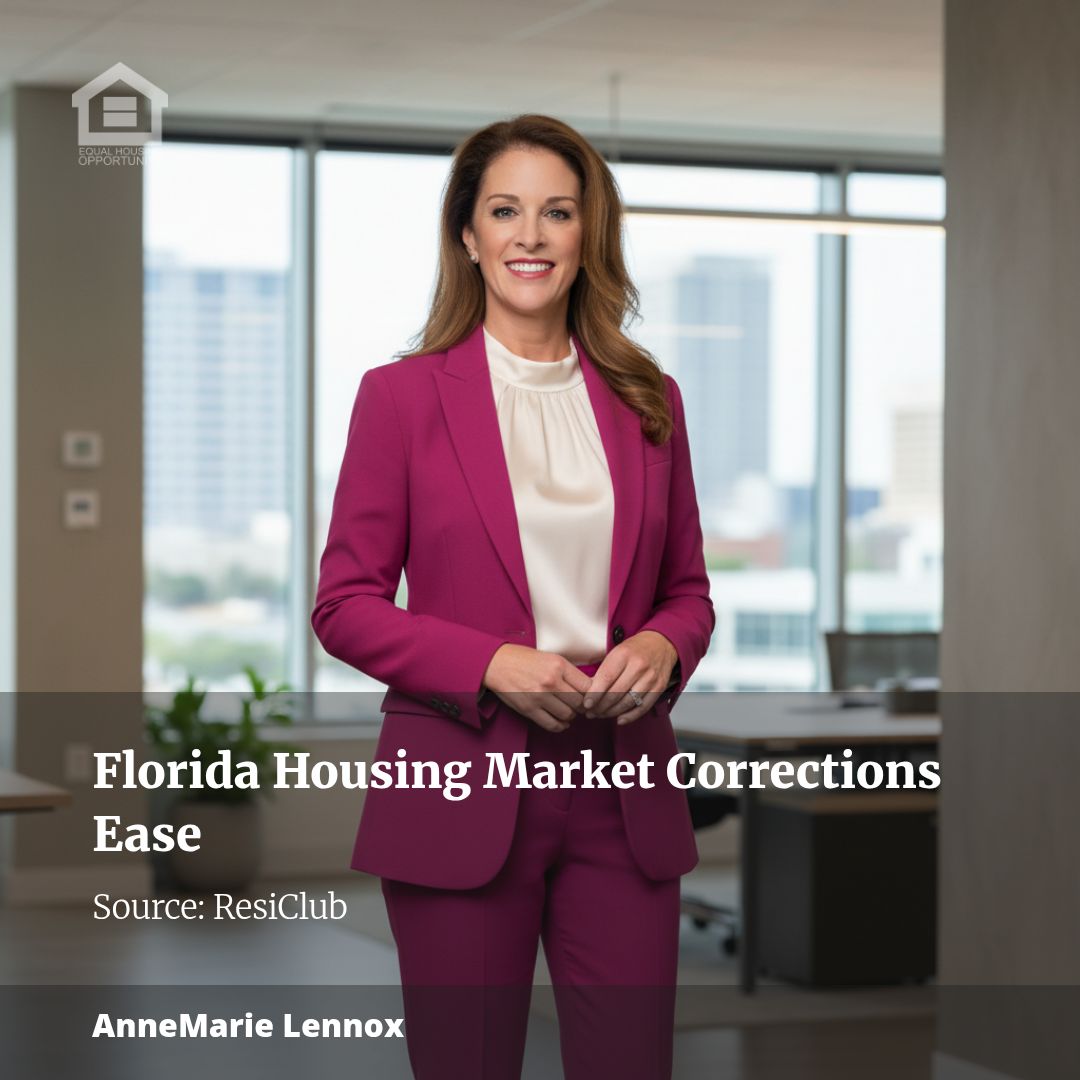 Florida’s housing market corrections continue to lose intensity—see the data across the state